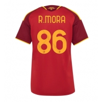 Dres AS Roma Rodrigo Mora #86 Domáci pre Ženy 2026-27 Krátky Rukáv